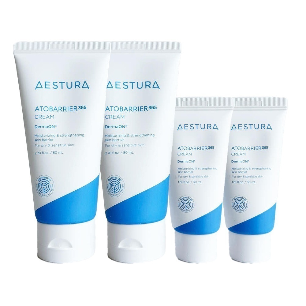 アトバリア365 クリーム 80ml 2個 30ml 2個 4点セット (保湿 / 低刺激 / セラミド )