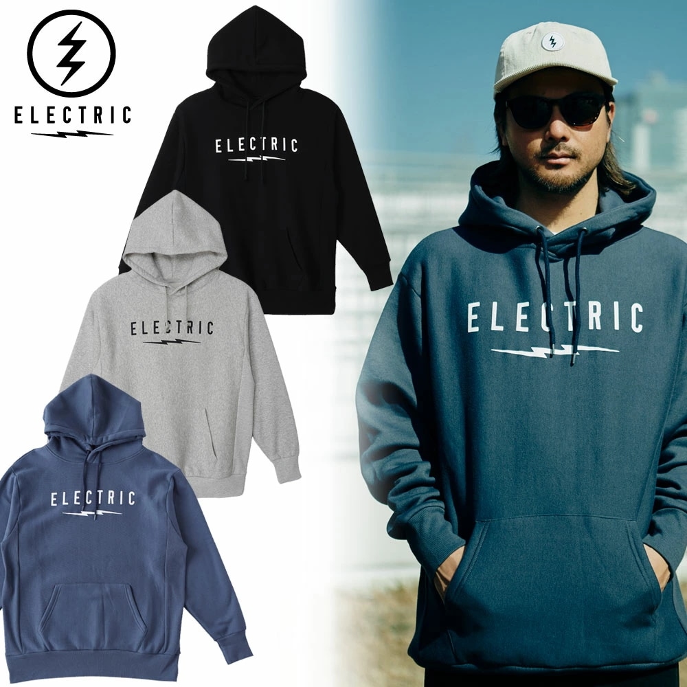 【ELECTRIC /エレクトリック】プルオーバーパーカー/CLASSIC UNDERVOLT HOOD E24FU02パーカー フード フーディー スノボー ストリート メンズ レディース ファッ