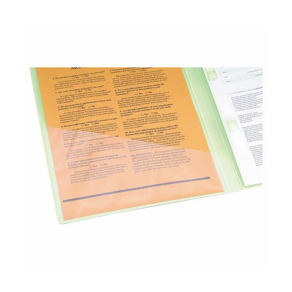 （まとめ）ライオン事務器 タックポケット A4用TP-A4S 1パック(2片) (×20セット)