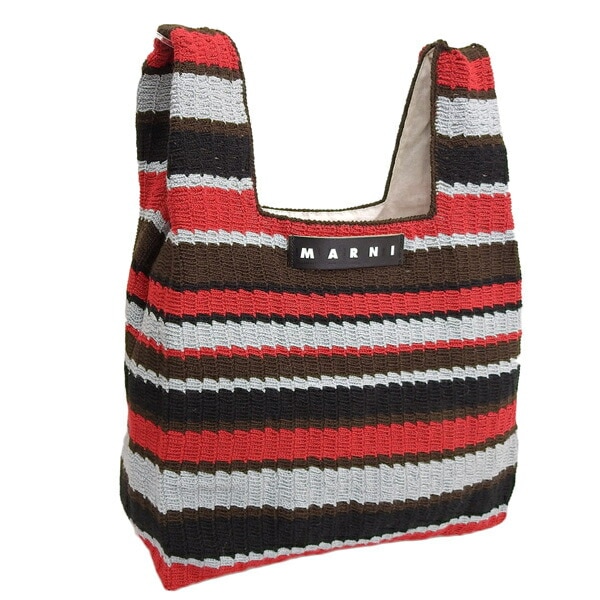 マルニ バッグ レディース トートバッグ アウトレット オレンジ SHOPPING BAG SHMH0011Q0STR12 MARNI