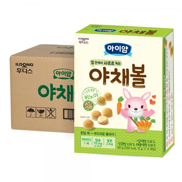 一同フディス アイヤムボウル菓子 60g 일동후디스 아이얌 볼과자 60g