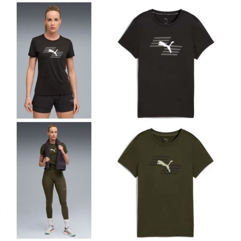 プーマ レディース ポリ グラフィック Tシャツ W PUMA x HYROX 527638 01 70