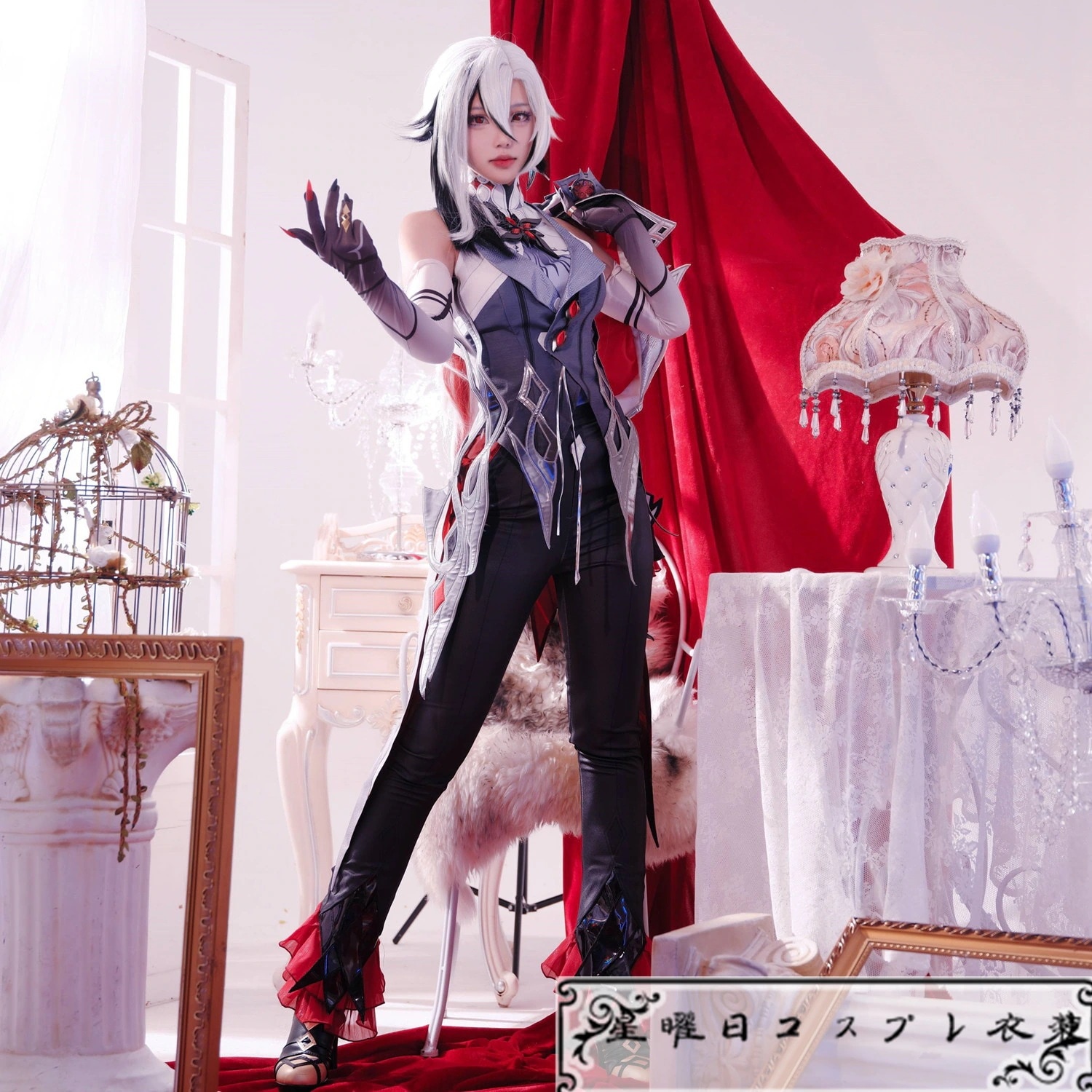 在庫品 原神 げんしん Genshin Arlecchino アルレッキーノ コスプレ衣装 コスチューム