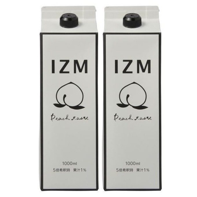 イズム ピーチ テイスト　1,000ml　2本　正規品　izm もも　IZM　桃　ピーチ　酵素ドリンク IZM イズム ピーチテイスト 発酵エキス 桃 ファスティン