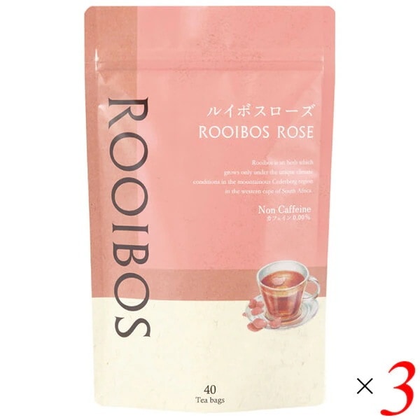 生活の木 ルイボスローズ 40TB（ティーバッグ） 3個セット