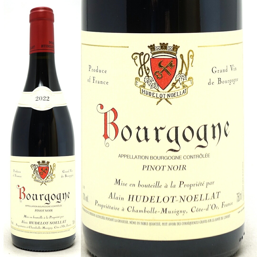 2022 ブルゴーニュ ルージュ ピノ ノワール 750ml アラン ユドロ ノエラ フランス 赤ワイン コク辛口 ワイン ^B0NHBR22^
