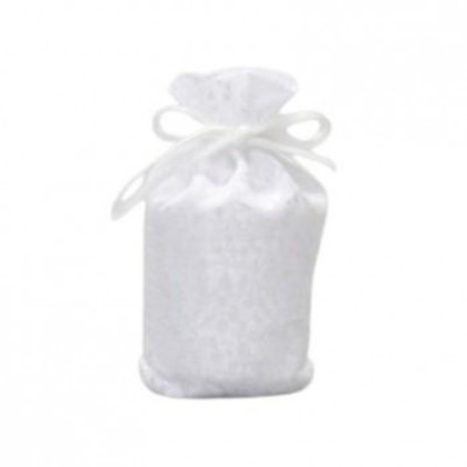 ペット供養 骨壺袋(花びら柄) ホワイト 1.5寸 12入 060572