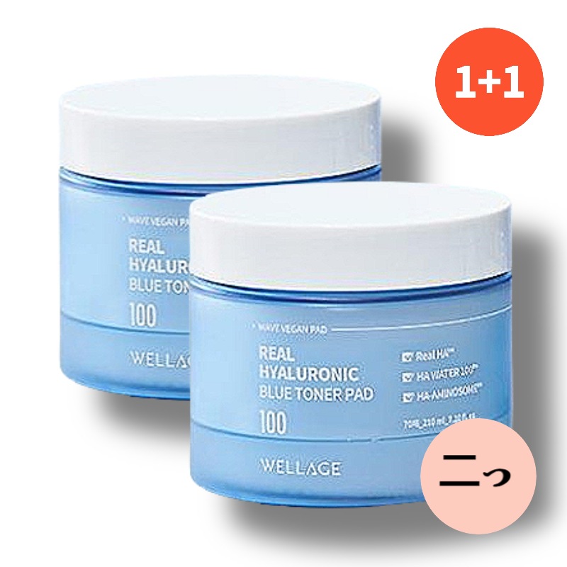 [1+1] リアルヒアルロニックブルートナーパッド, 70ea*2ea