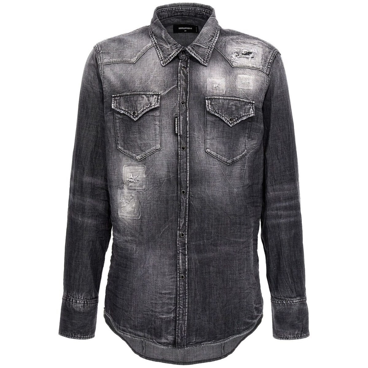 S74DM0796S30824900 グレー 春夏2024 シャツ メンズ ju