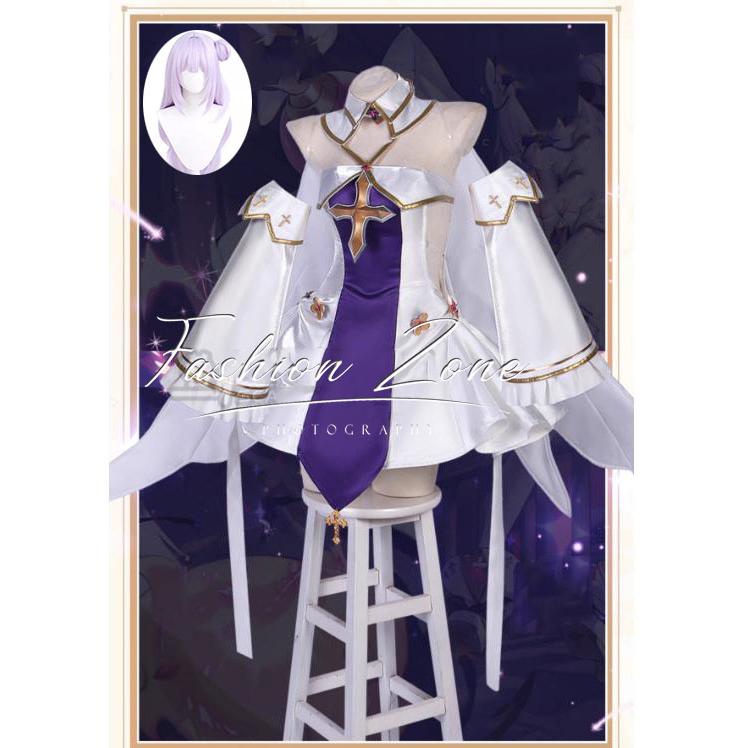 アズールレーン Azur Lane 風 獨角獸 ユニコーン 私の純白の天使 コスプレ衣装 ウィッグ cosplay ハロウィン 演出服 変装