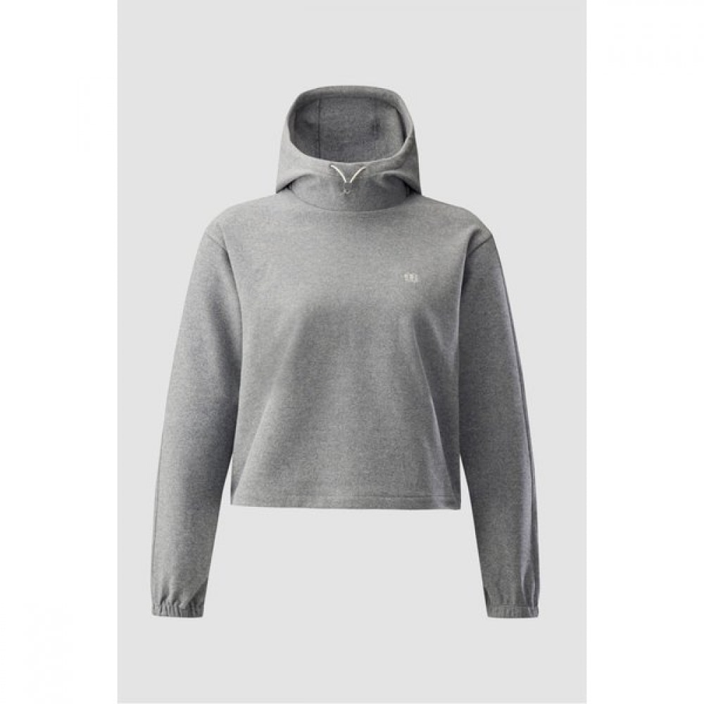 コオロンスポーツ 冬用 ソフト 起毛 フード Tシャツ TVTBW24552GRY