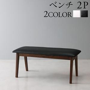 モダンデザイン 天然木伸縮式テーブルダイニングシリーズ [Monoce]モノーチェ ベンチ単品 ブラック