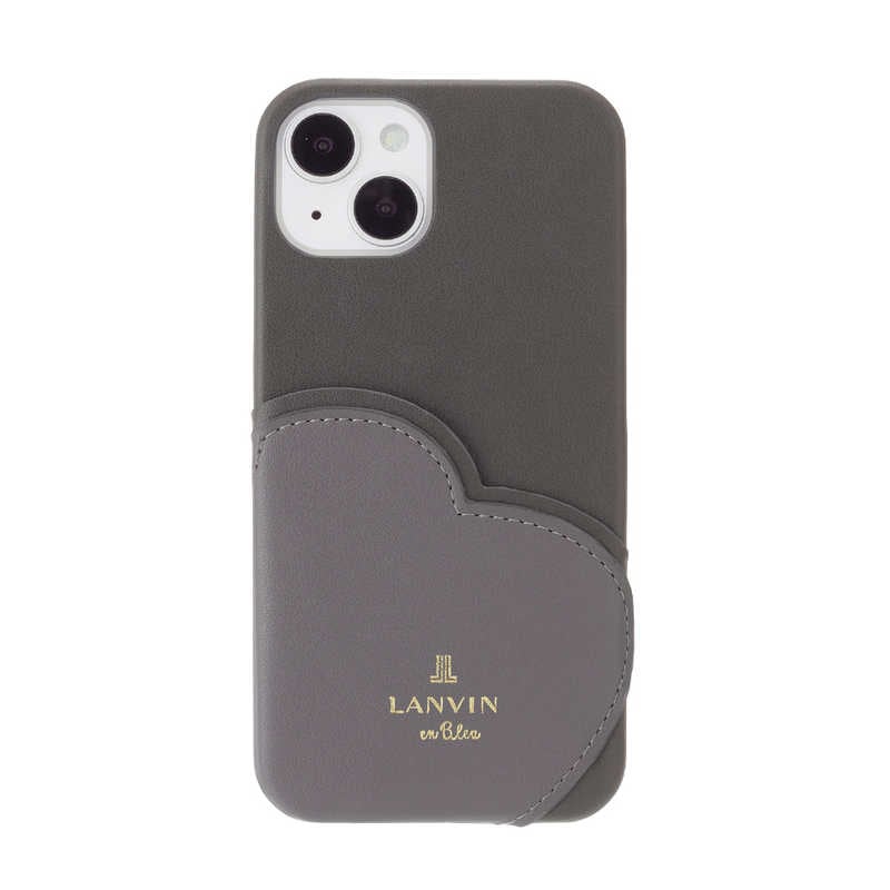 ランバン　Lanvin en Bleu - Slim Wrap Heart Pocket for iPhone 14 LANVIN en Bleu ブルー　LBBLKPWIP2261