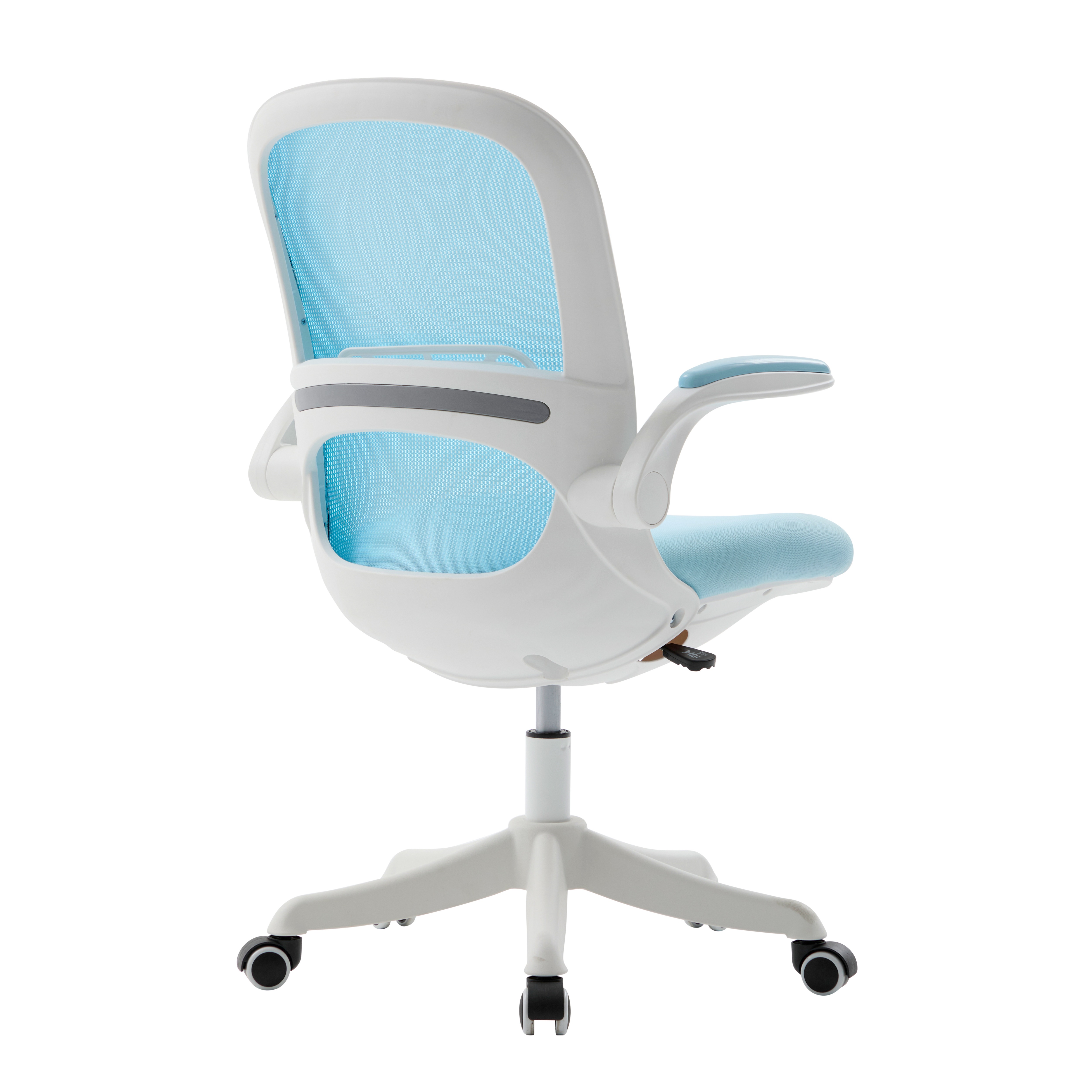 【国内へ発送&送·料·無·料】952オフィスチェア デスクチェア 椅子 ゲーミングチェア ゲームチェア パソコンチェア おしゃれ 通気性メッシュ 腰サポート 跳ね上げ式アームレスト ブルー