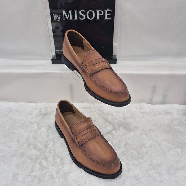 By 男性クラシックペニーローファー 122HT439SD005 CAMEL 1 JJ