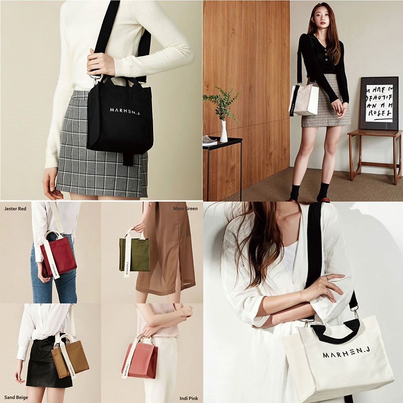 [MARHEN.J] 2WAY ブロックバック / 税込み MARHEN.J】KYLA Bag 韓国人気 ショルダーバッグ 送料税込