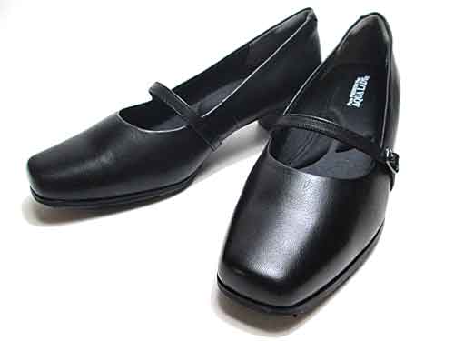 アクアレディ　AQUA LADY 9051 コンフォートストラップパンプス ブラック レディース 靴
