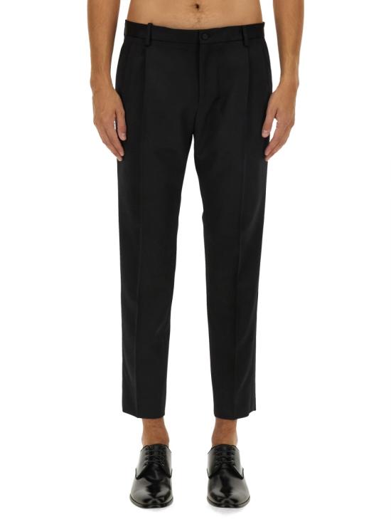 DOLCE & GABBANA Men Straight Pants GP0F2T FU21EN0000 BLACK