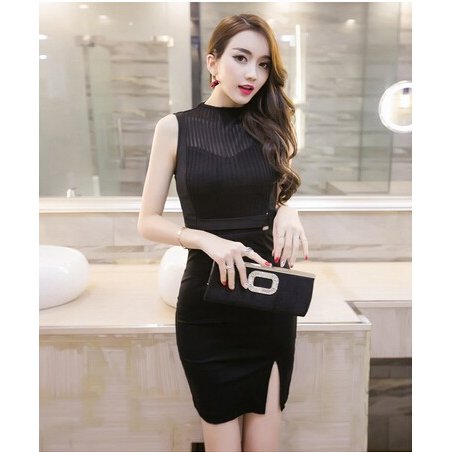 ふんわり　優雅　レース　チュール　スカート膝丈 タイトワンピース 花柄 モチーフ レース 結婚式 二次会 レディース