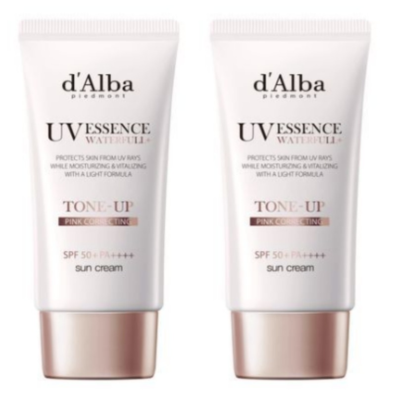 ピンク トーンアップ サンクリーム デュオセット 50ml+50ml 韓国コスメ トーンアップ スウェットプルーフ UVケア 2本セット