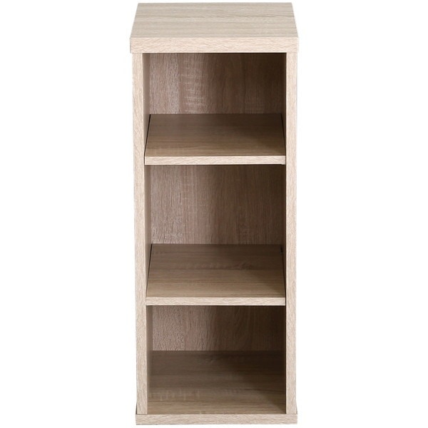 ホームテイスト HT-SRK30 シンプルデスク用サイドラック30cm幅 LULUTE-ルルテ- シャビーオーク メーカー直送