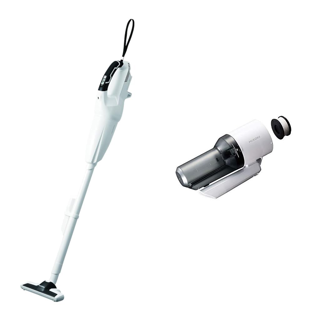 【セット買い】 HiKOKI(ハイコーキ) 36V充電式クリーナー R36DB(NN) + 2段サイクロン式ユニット