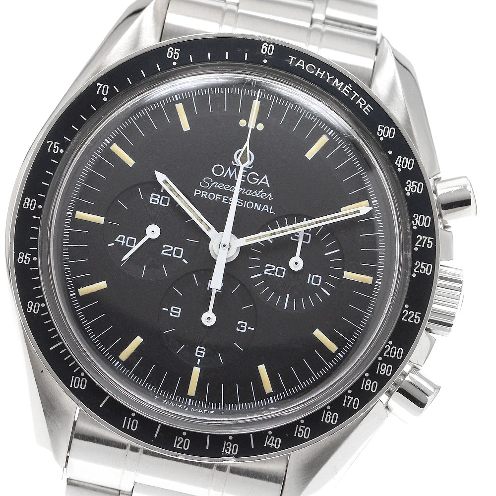 オメガ OMEGA ST145.0022/345.0022 スピードマスター プロフェッショナル アポロ11号月面着陸20周年記念 Cal.861 手巻き メンズ _911299【中古】