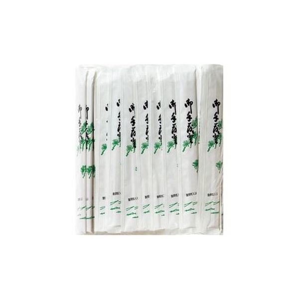 （まとめ）シンワ 松柄元禄ツマ付完封割箸 100膳[x20セット]