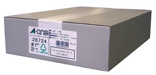 パソコン＆ワープロラベル Canon 28724 00035641