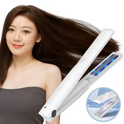 【kiboer正規品】超音波トリートメント 売れ筋商品 ヘアアイロン ヘアケア 髪質改善 コードレス トリートメント浸透 青色LED 温熱ヒーター 浸透率アップ　１年保証付き