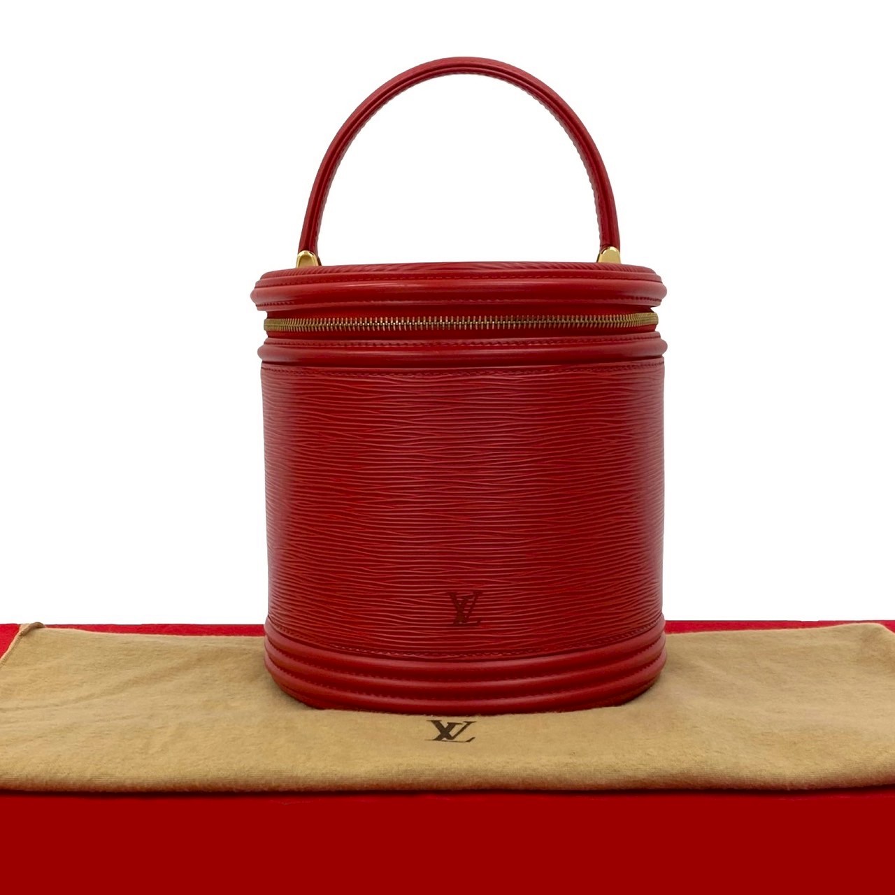 Louis Vuittonヴィンテージ カンヌ エピハンドバッグ エピレザー