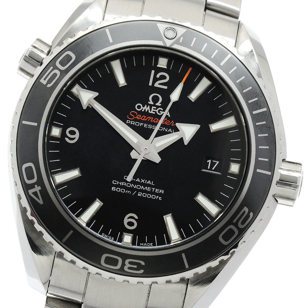 オメガ OMEGA 232.30.46.21.01.001 シーマスター プラネットオーシャン デイト 自動巻き メンズ 保証書付き_895568【中古】 230,940円
