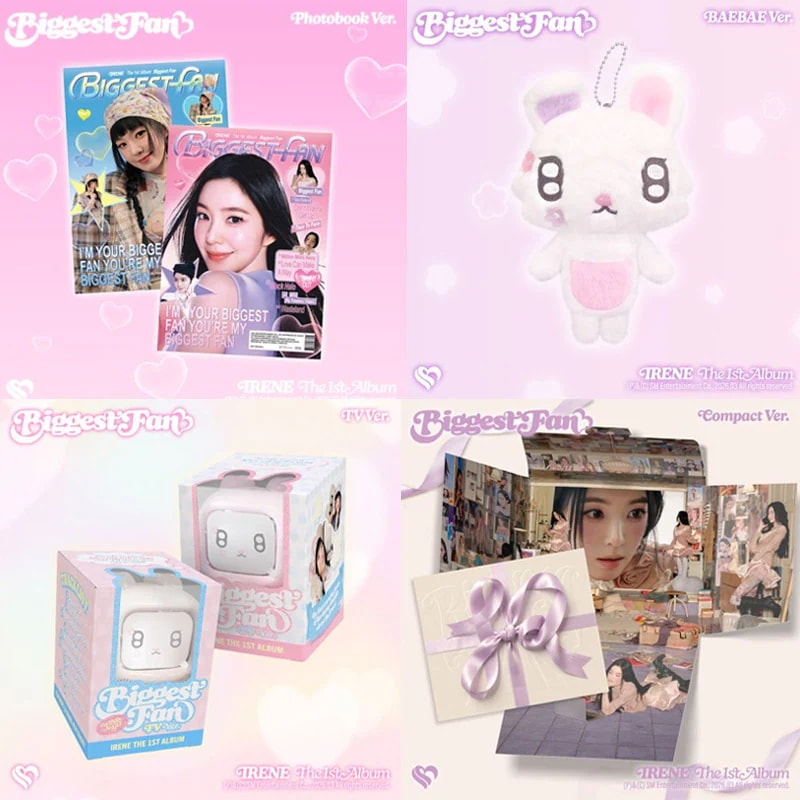 [6種セット] IRENE 1st Album [Biggest Fan] アイリーン 韓国チャート反映