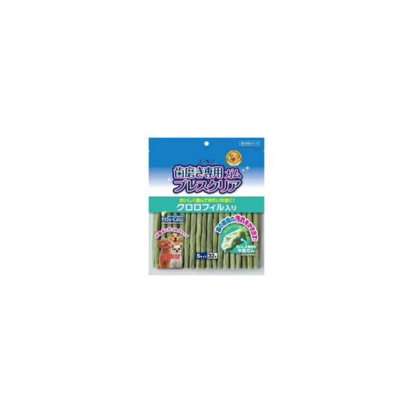 【1ケース】【お取り寄せ対象品】ゴン太の歯磨き専用ガム ブレスクリア クロロフィル入り Sサイズ 32本[マルカン サンライズ事業部] *36個