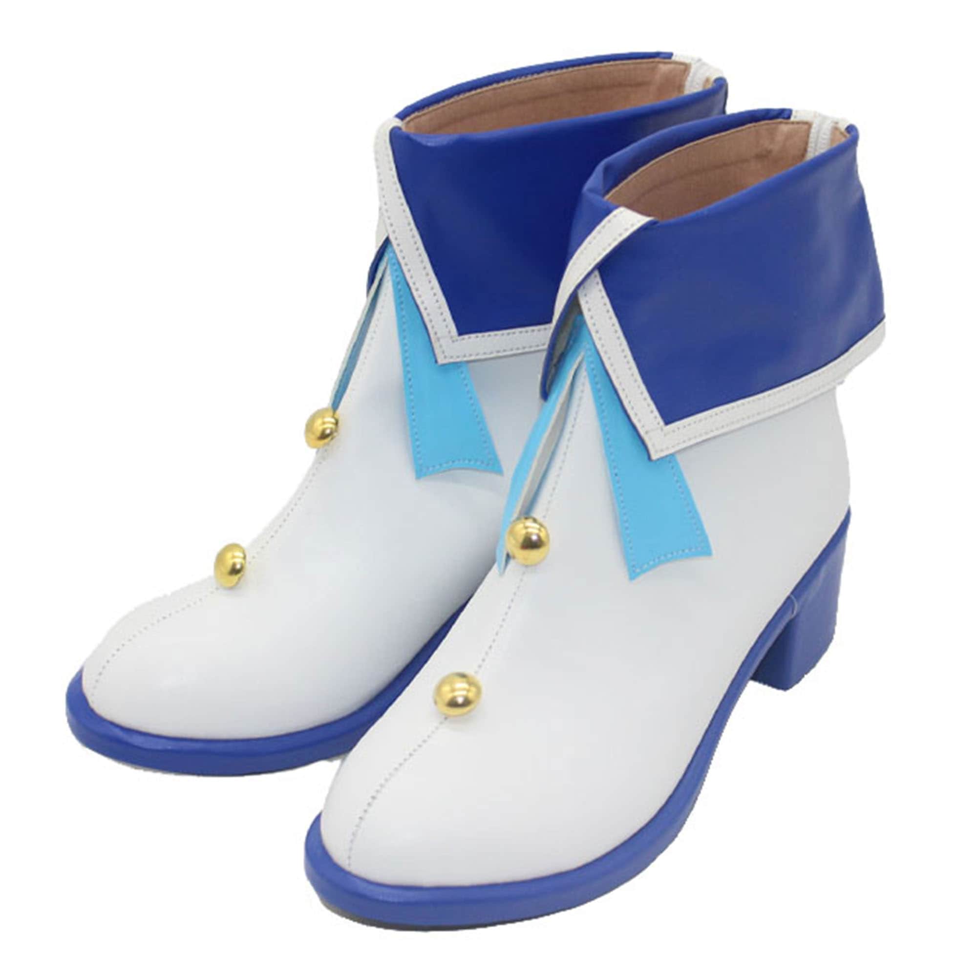 アリス 天童アリス ユウカ 早瀬ユウカ エイプリルフール アイドル衣装 イタズラストレート ブルーアーカイブ ブルアカ コスプレ 靴 ブーツ コスプレ靴 コスプレブーツ カスタマイズ可能 09070