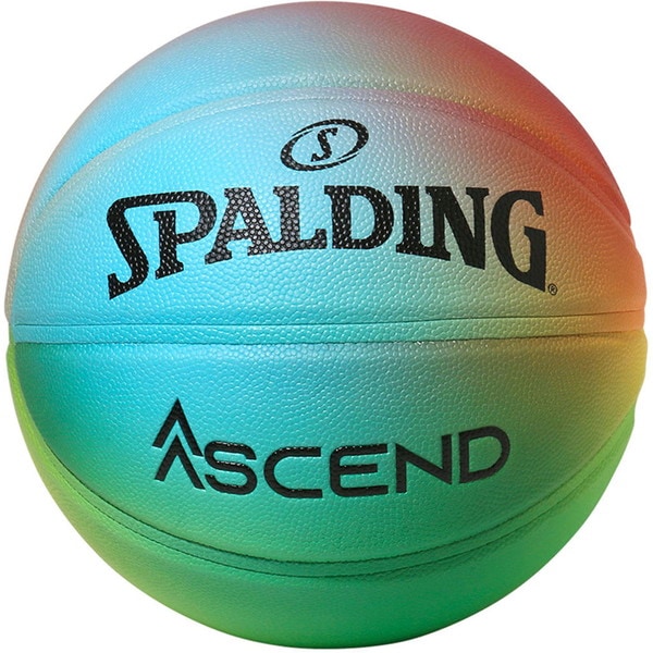 SPALDING スポルディング アセンド ブライトレインボー コンポジット SZ7 バスケットボール 競技ボール7号 77356Z