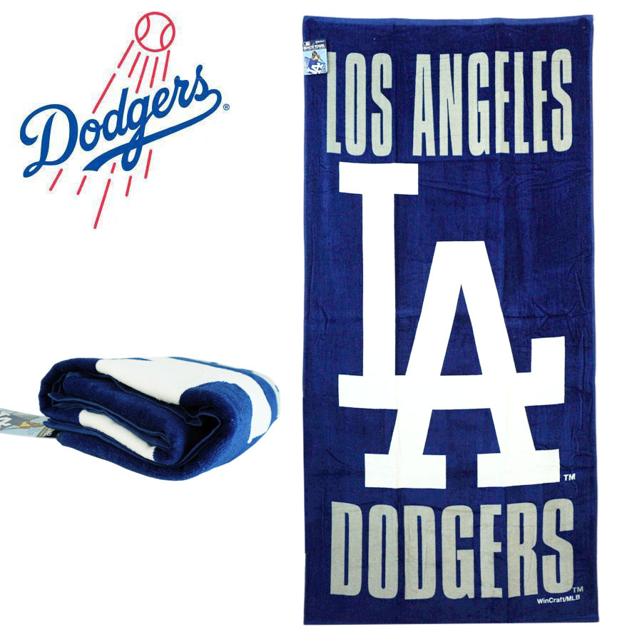 ロサンゼルス ドジャース公式グッズビーチ タオル 大判 男女兼用WINCRAFT LA DODGERS BEACH TOWEL ウィンクラフト ファナティクス大谷翔平