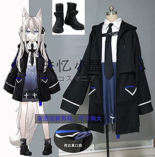 バーチャルYouTuber VTuber 埃莉卡 コスプレ衣装+靴