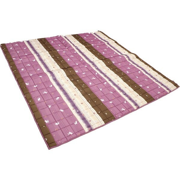 こたつ こたつ敷き こたつ布団 長方形 落ち着いた和風デザイン 和ごころ敷き 幅200x奥行250cm パープル 8,197円