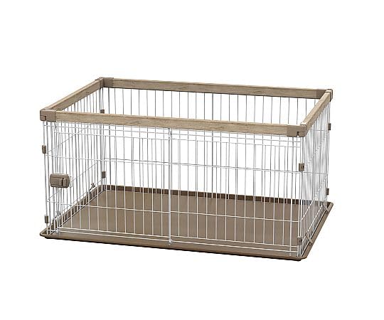 即日発送 アイリスオーヤマ 犬 サークル ウッディシステムサークル SWS-1200 ナチュラル