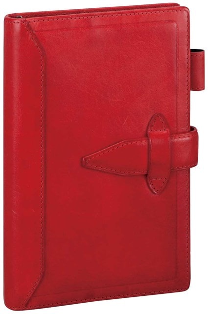 レイメイ藤井 DB3011R ダヴィンチ ロロマクラシック システム手帳 バイブル １５ｍｍ レッド 聖書サイズ グランデ