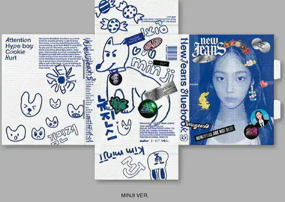 NewJeans - 1st EP 'New Jeans' Bluebook ver - Haerin Ver