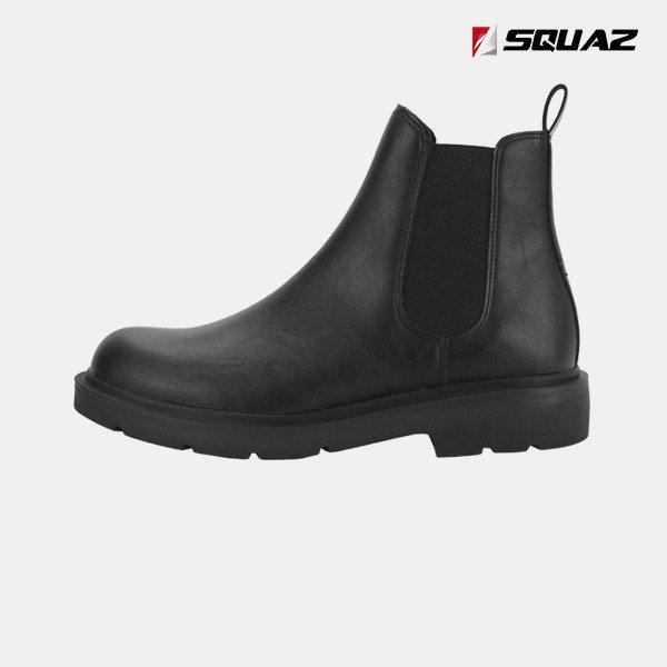 メンズアンクルブーツチャンキーヒール4cmチェルシーブーツミドルブーツシューズSQS443