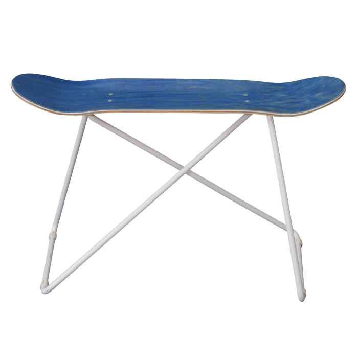 チェア おしゃれ スケートボードスツール 台 飾り台 スケボー チェアー 椅子 イス スツール 木製 腰掛け ベンチ テーブル サイドテーブル ガレージ インテリア雑貨 シンプル コンパクト スリム