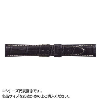 MIMOSA(ミモザ) 時計バンド クロコマット 18mm ネイビー/ホワイトステッチ (美錠:銀) WRM-NW18 9,905円