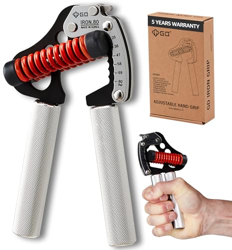 () IRON GRIP 80 Light ハンドグリップ (25~80kg) 握力トレーニング 負荷調整とグリップ幅調整が可能