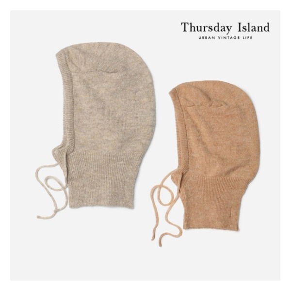 Thursday Island ニット フード バラクラバ(T228MCP235W)