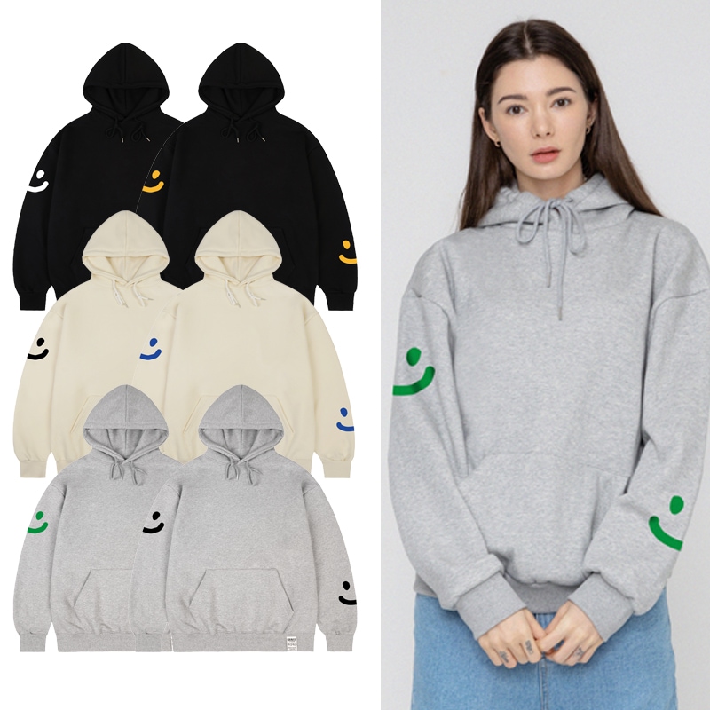 [UNISEX] Multi smile drawing hoodie_6color
