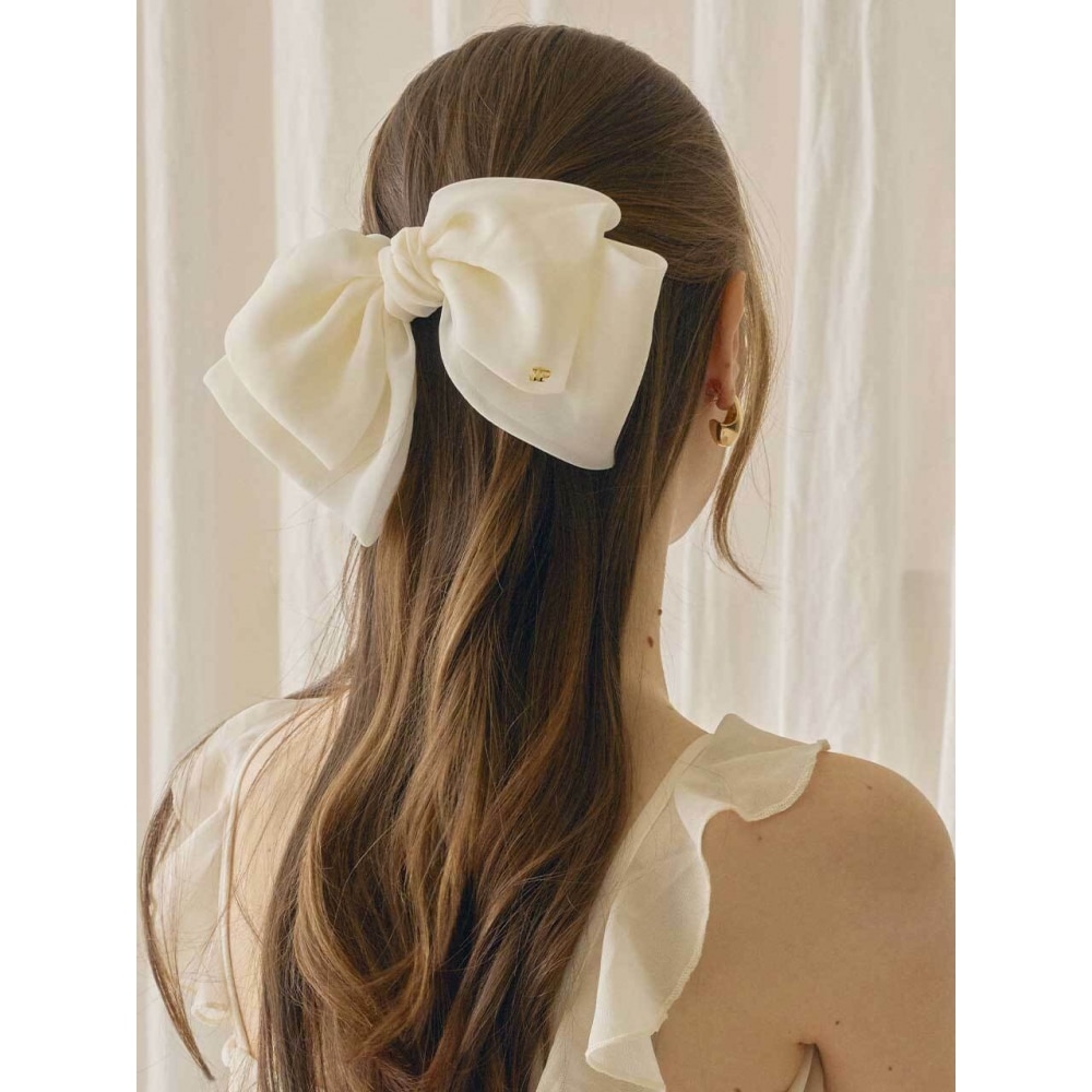 Jean Paul Clarisse フェミニンシフォンリボン自動ピン JP 23289AB