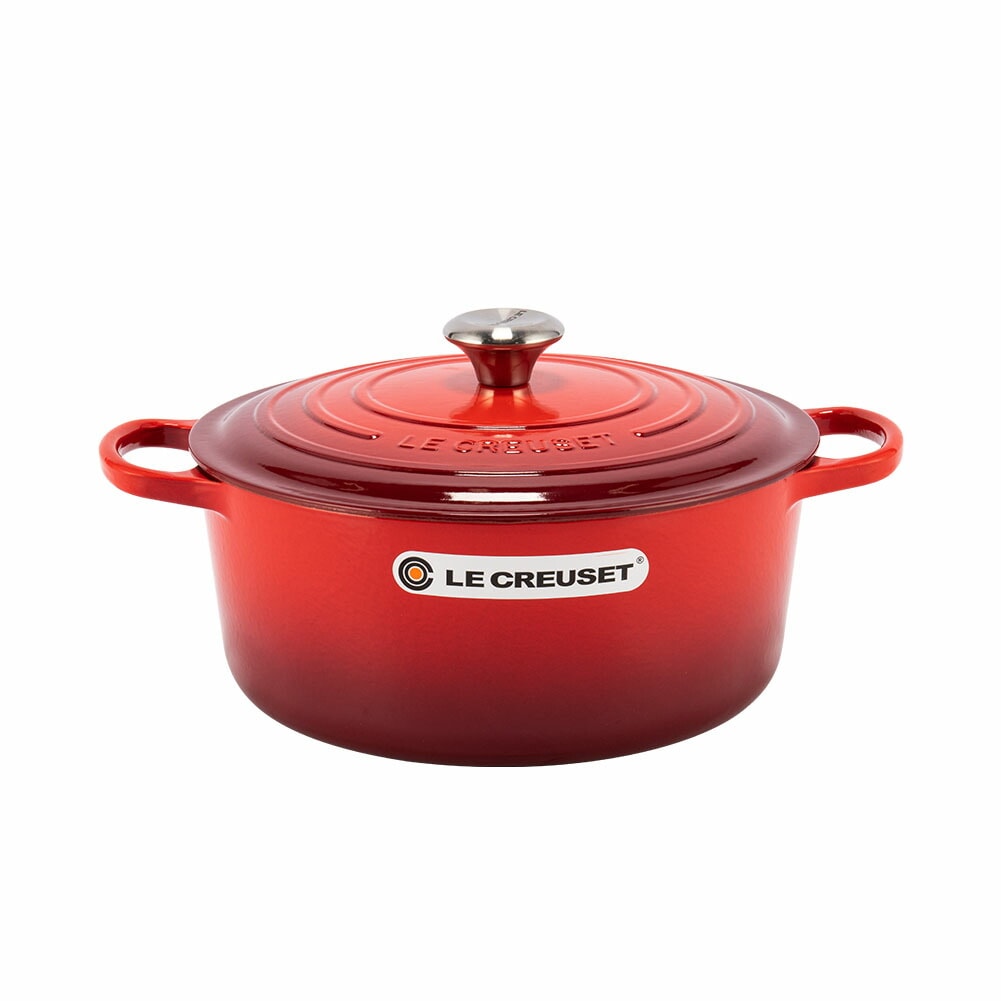 ルクルーゼ 両手鍋 シグニチャー ココットロンド 28cm 280mm ホーロー鍋 おしゃれ Cocotte Rotonda Evo キッチン用品 IH対応 大きめ かわいい